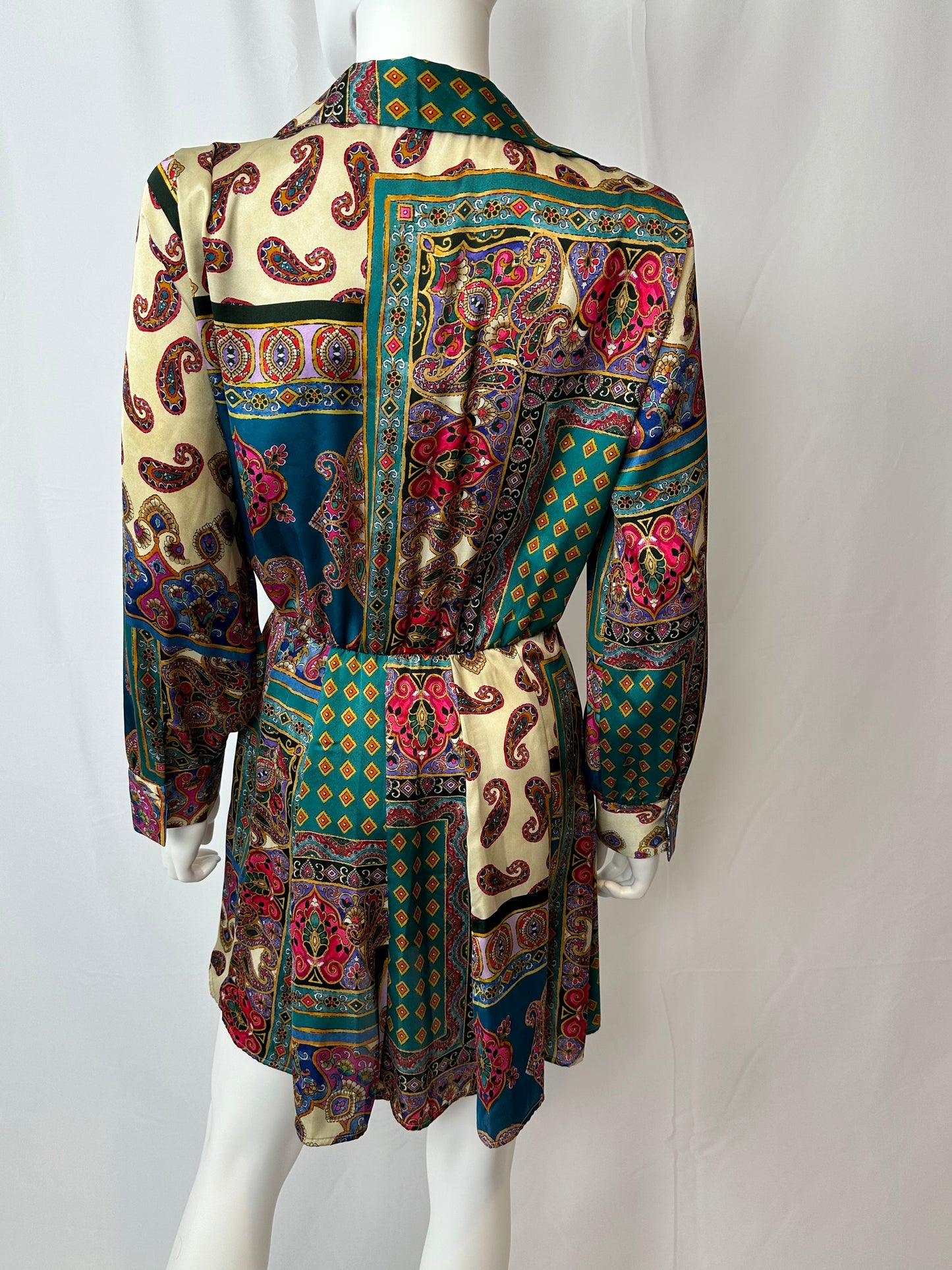 Long Sleeve Patterned Zara Dress