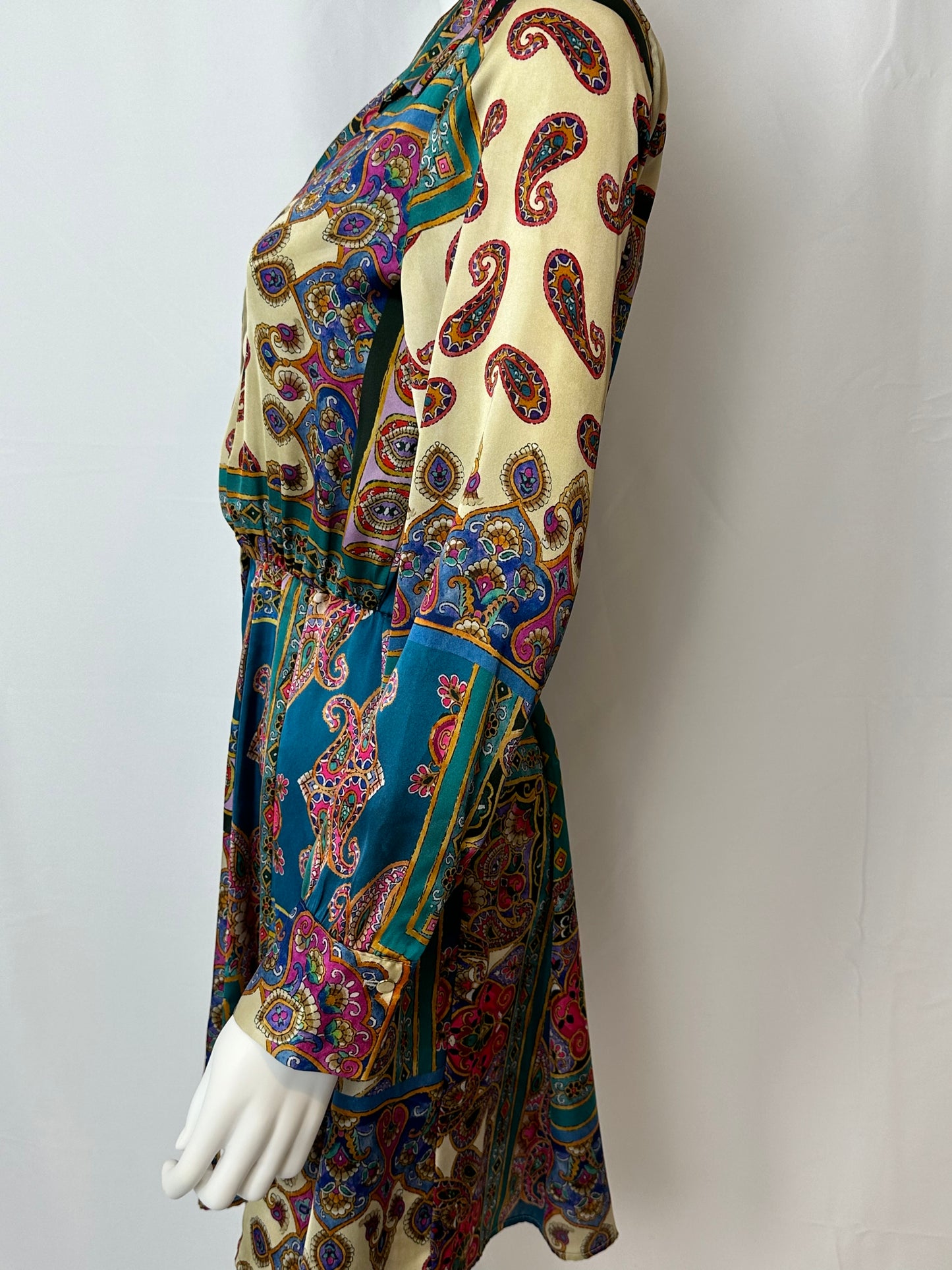 Long Sleeve Patterned Zara Dress