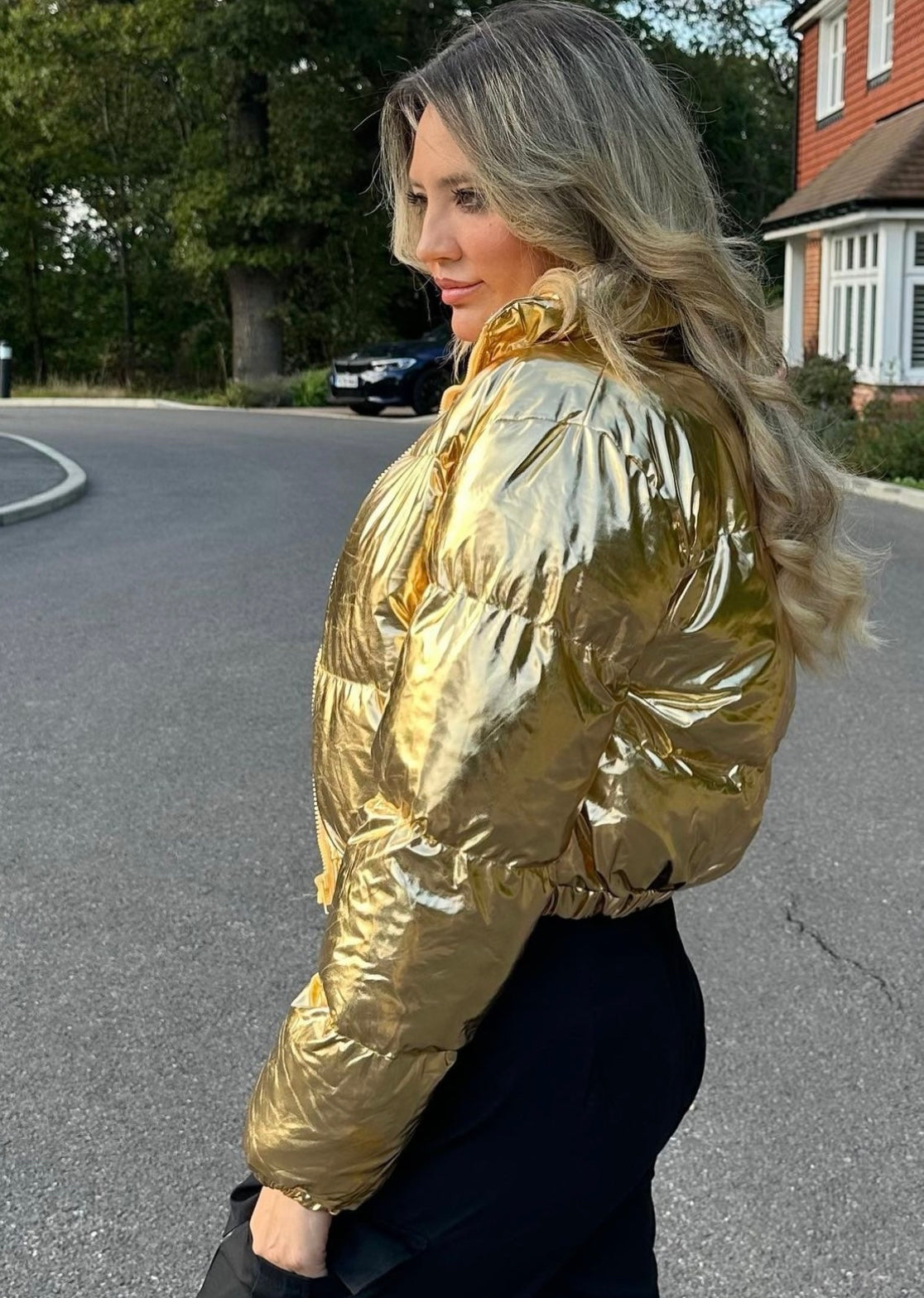 Puffer Jacket - Gold