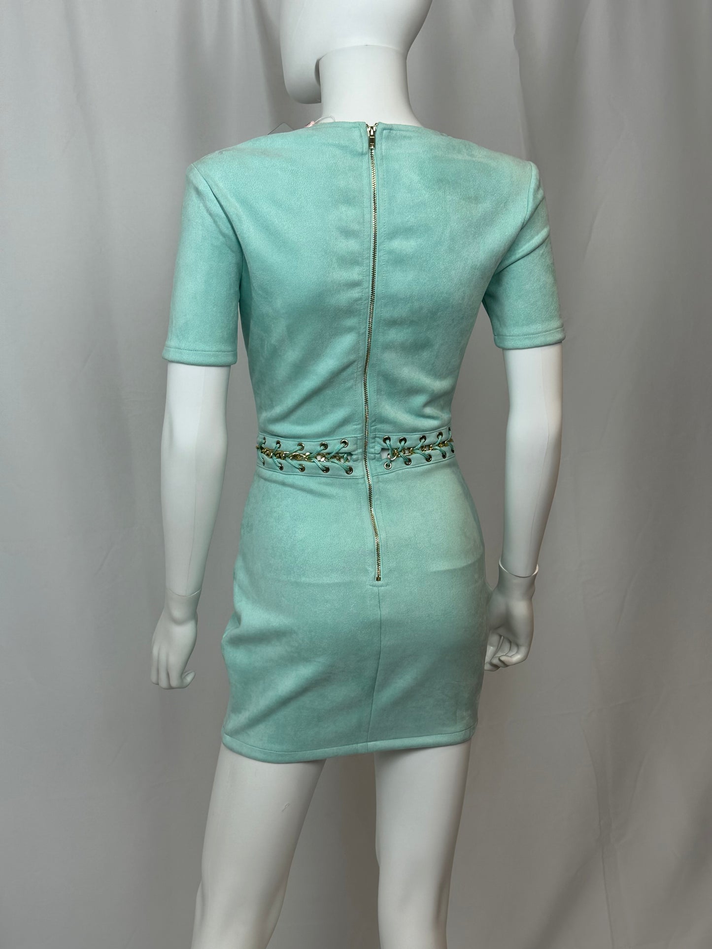 Oh Polly Mini Dress - Mint Green