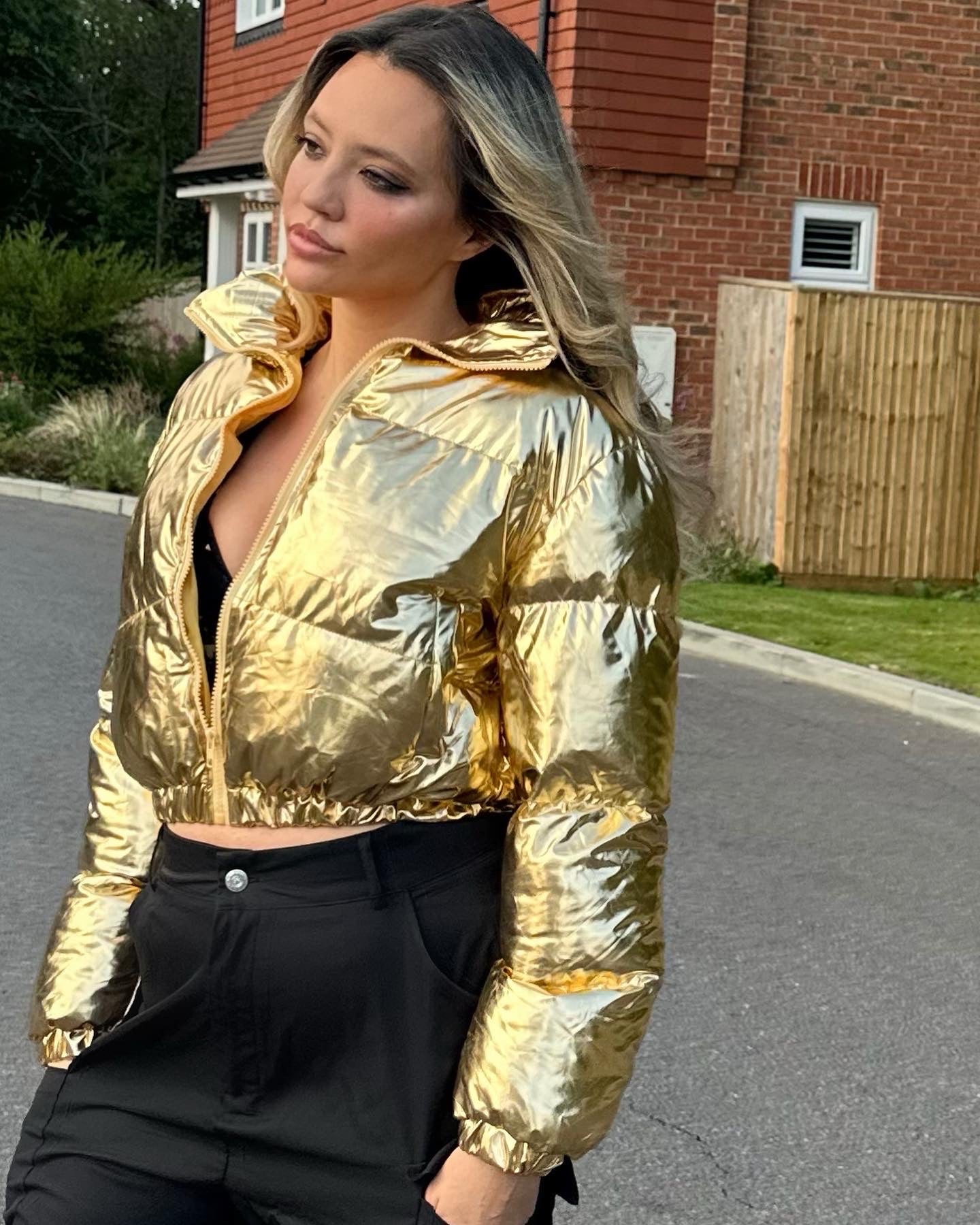 Puffer Jacket - Gold