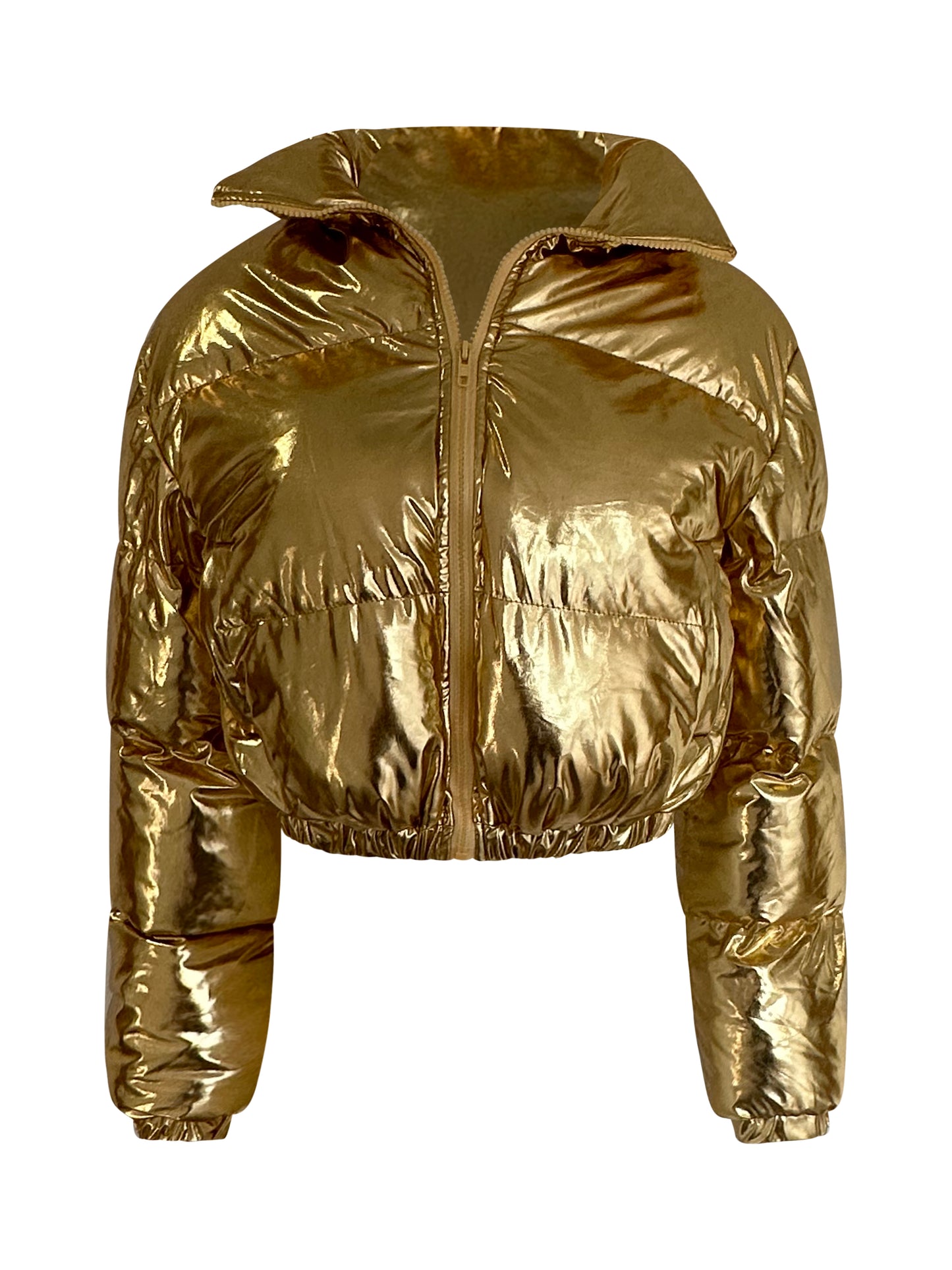 Puffer Jacket - Gold