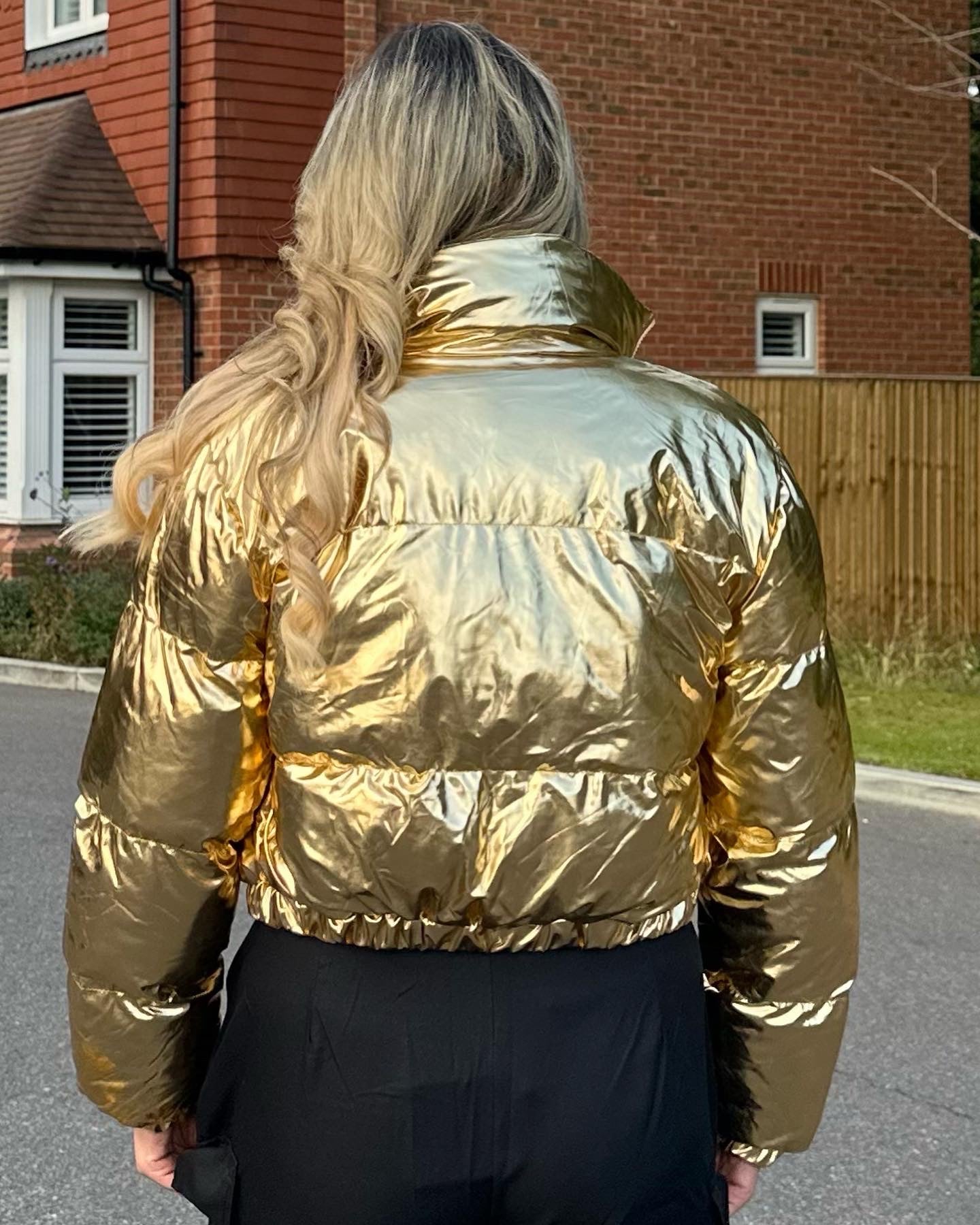 Puffer Jacket - Gold