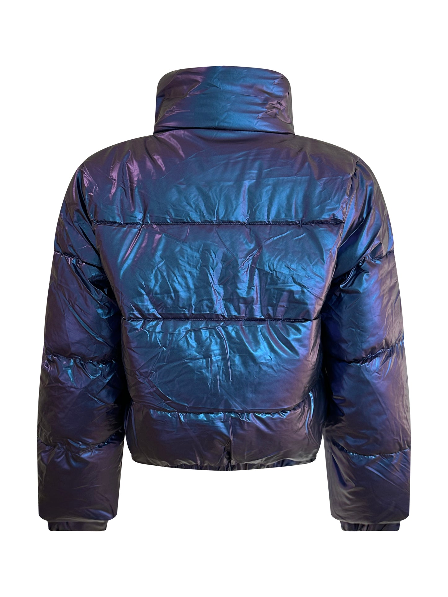 Wet Look Puffer Jacket