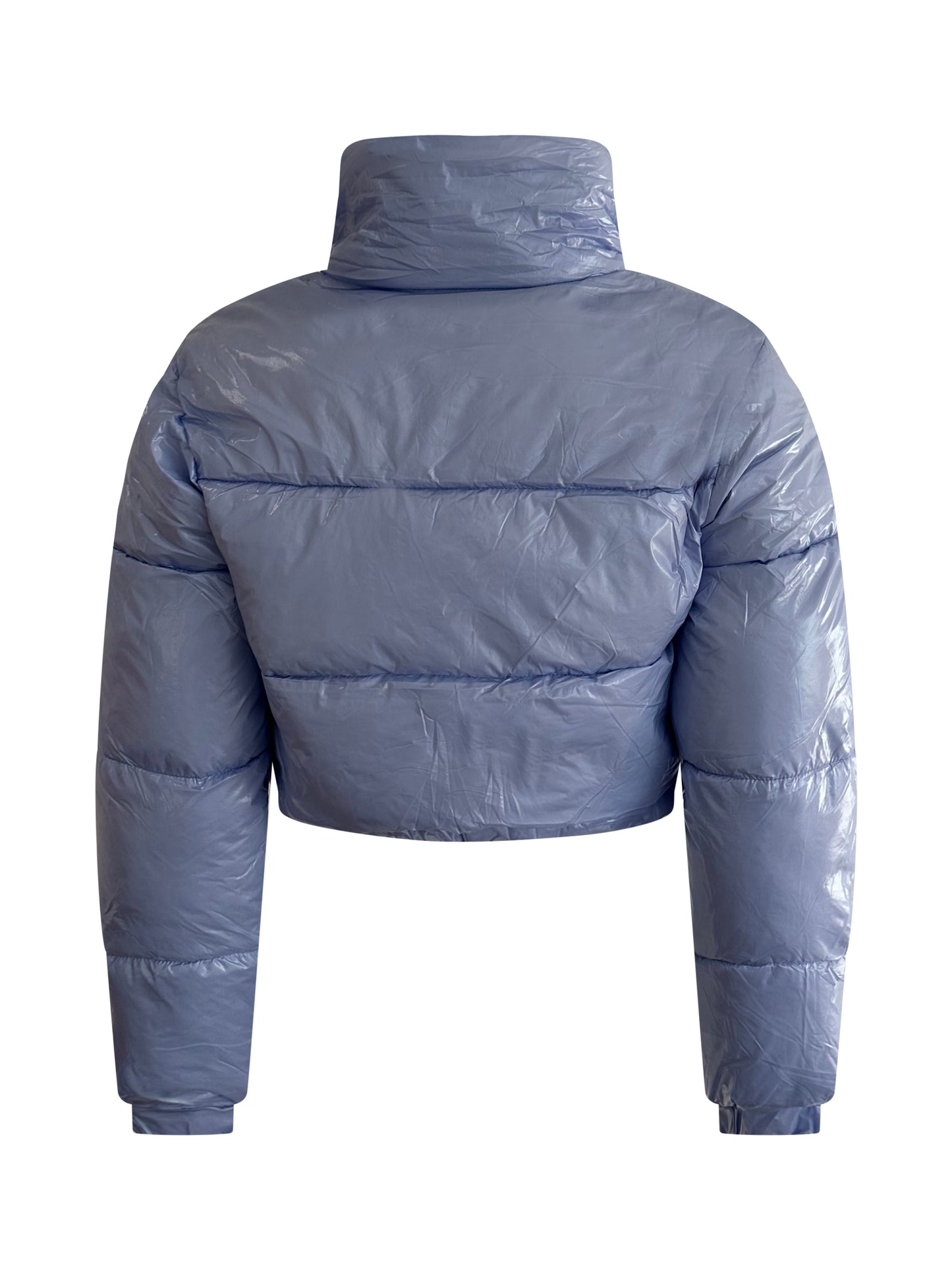 Wet Look Puffer Jacket