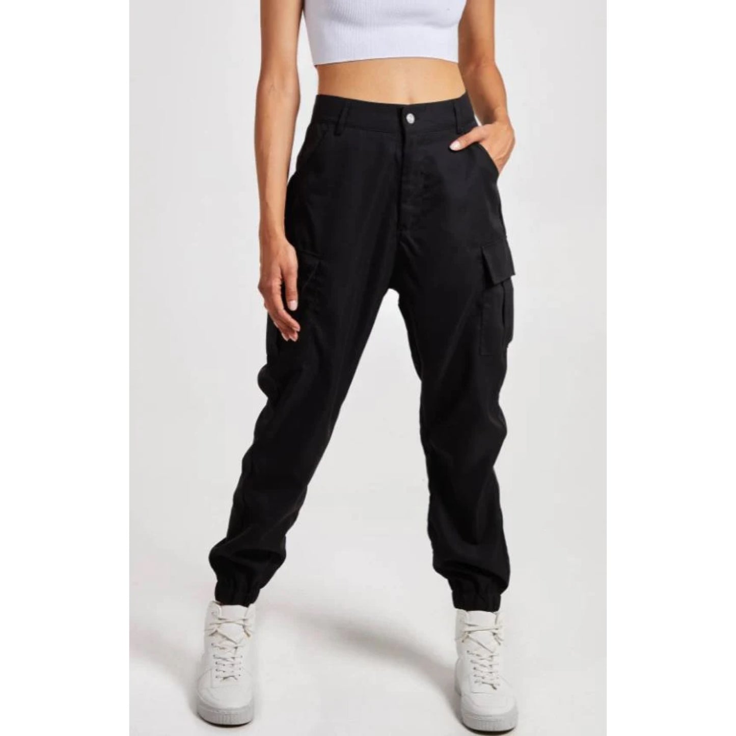 Cargo Trousers - Black