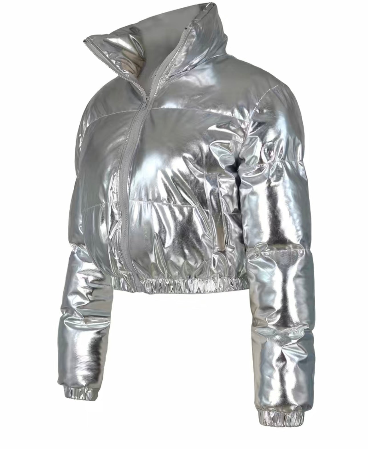 Puffer Jacket - Silver